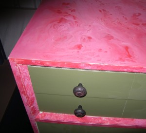Marble Dresser Front View